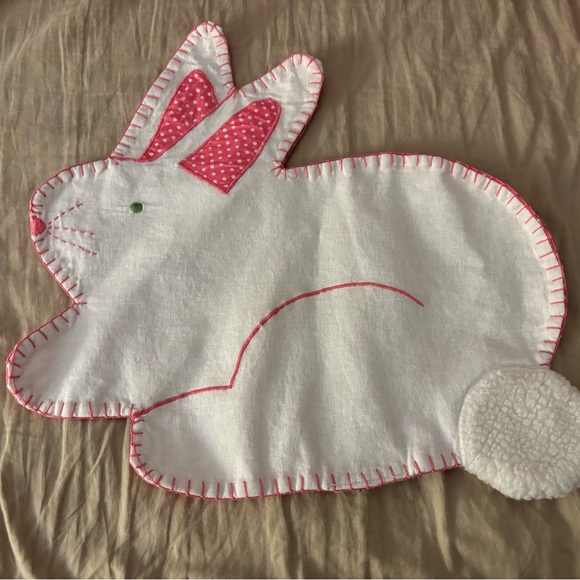 4 Pottery Barn Easter Bunny Placemats